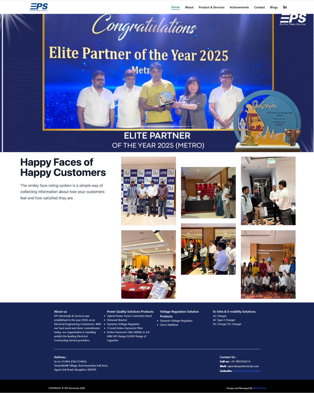 EPS – ELectricals & Services Website